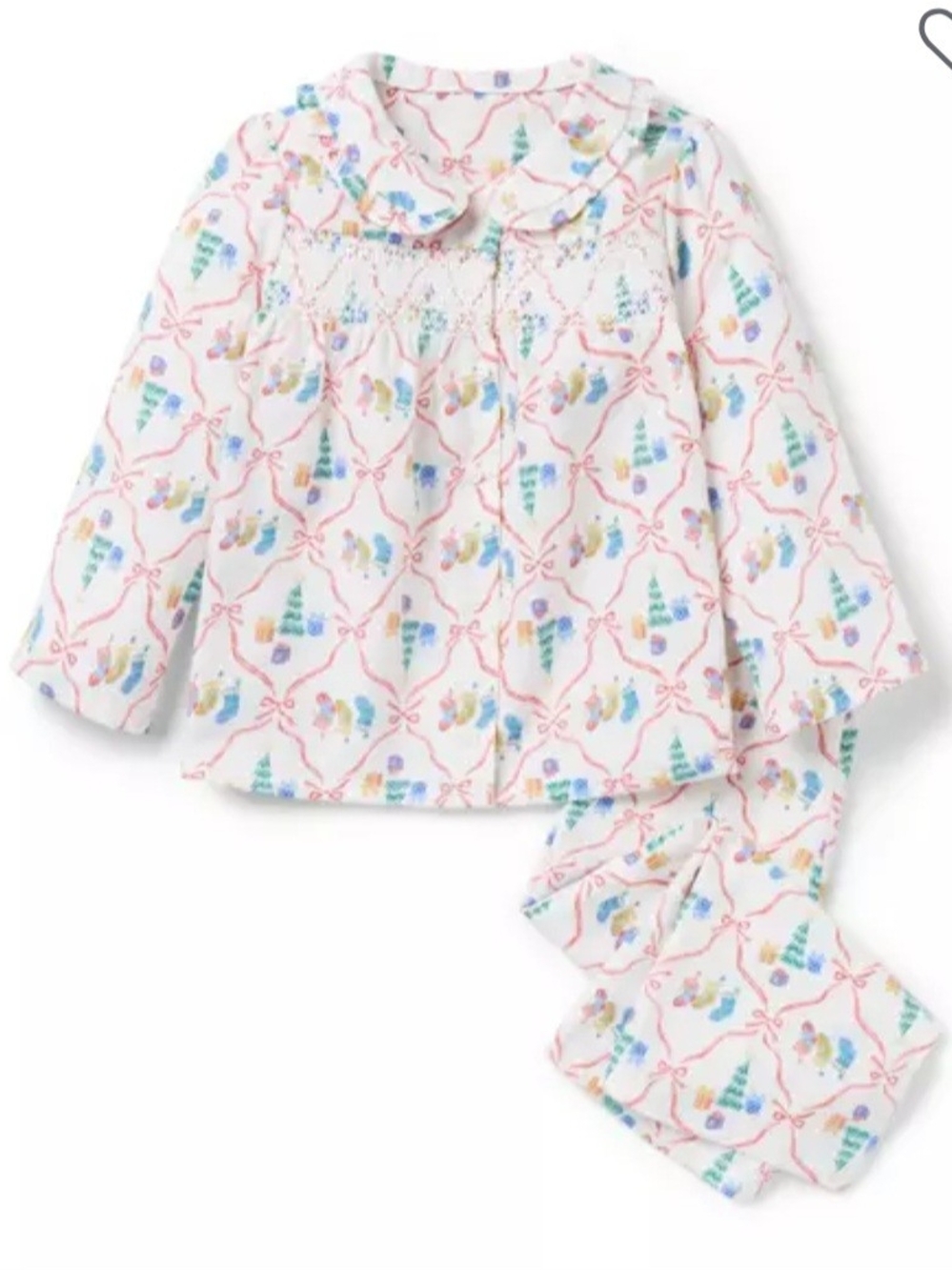 Janie and Jack the Good Night Classic Pajama in Holiday Stocking Size 8